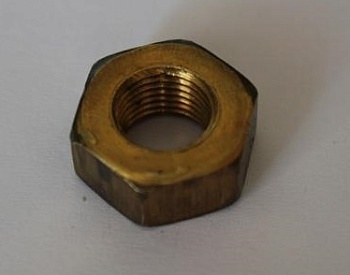 гайка м10*1,5 кл.17,латунь высокая 250536 в Нижнем Новгороде